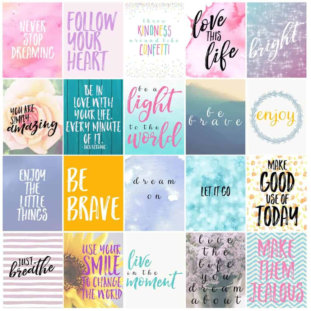 Free Motivational Printable Planner Stickers - Love Paper Crafts regarding Free Printable Stickers