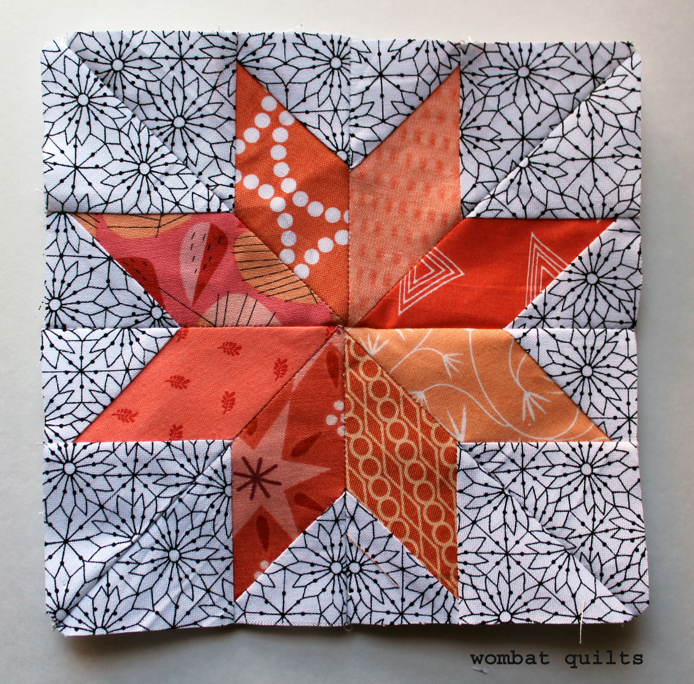 Free Paper Piecing Pattern” | Wombat Quilts in Paper Piecing Patterns Free Printables