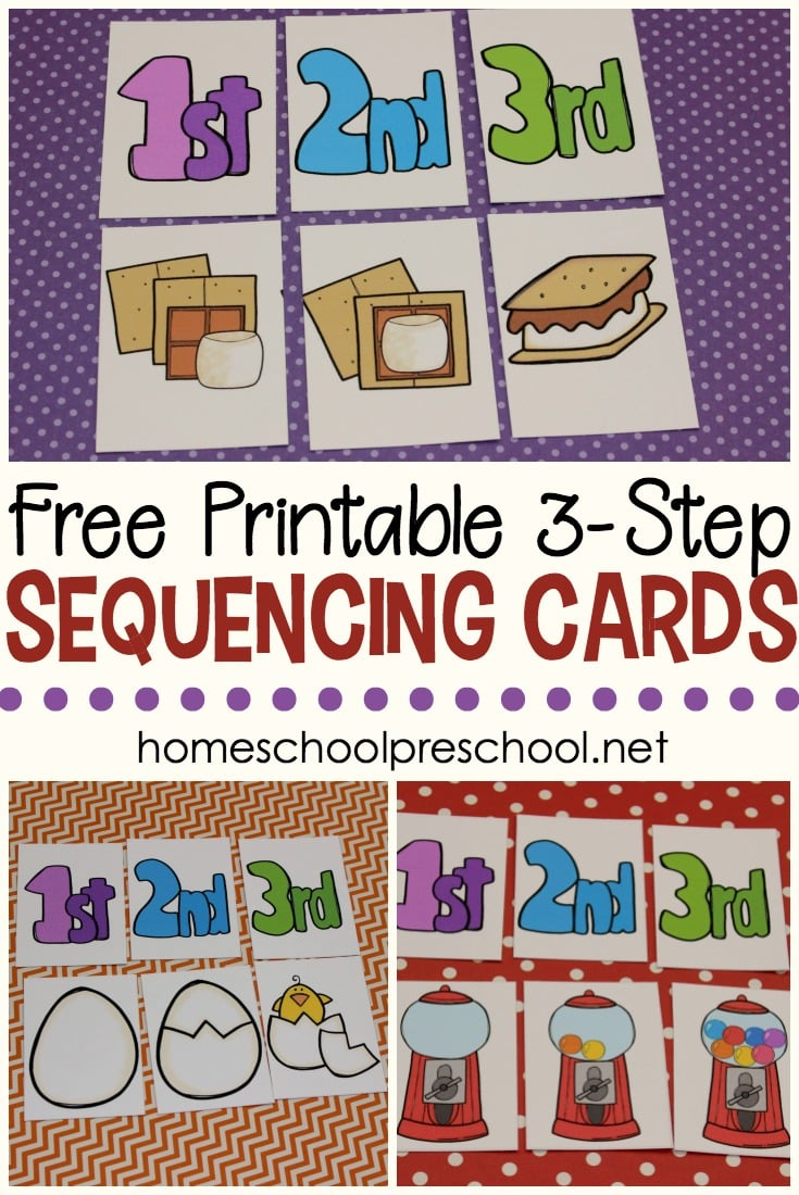 Free Printable 3-Step Sequencing Cards For Preschoolers | Money in Free Printable Sequencing Cards For Preschool