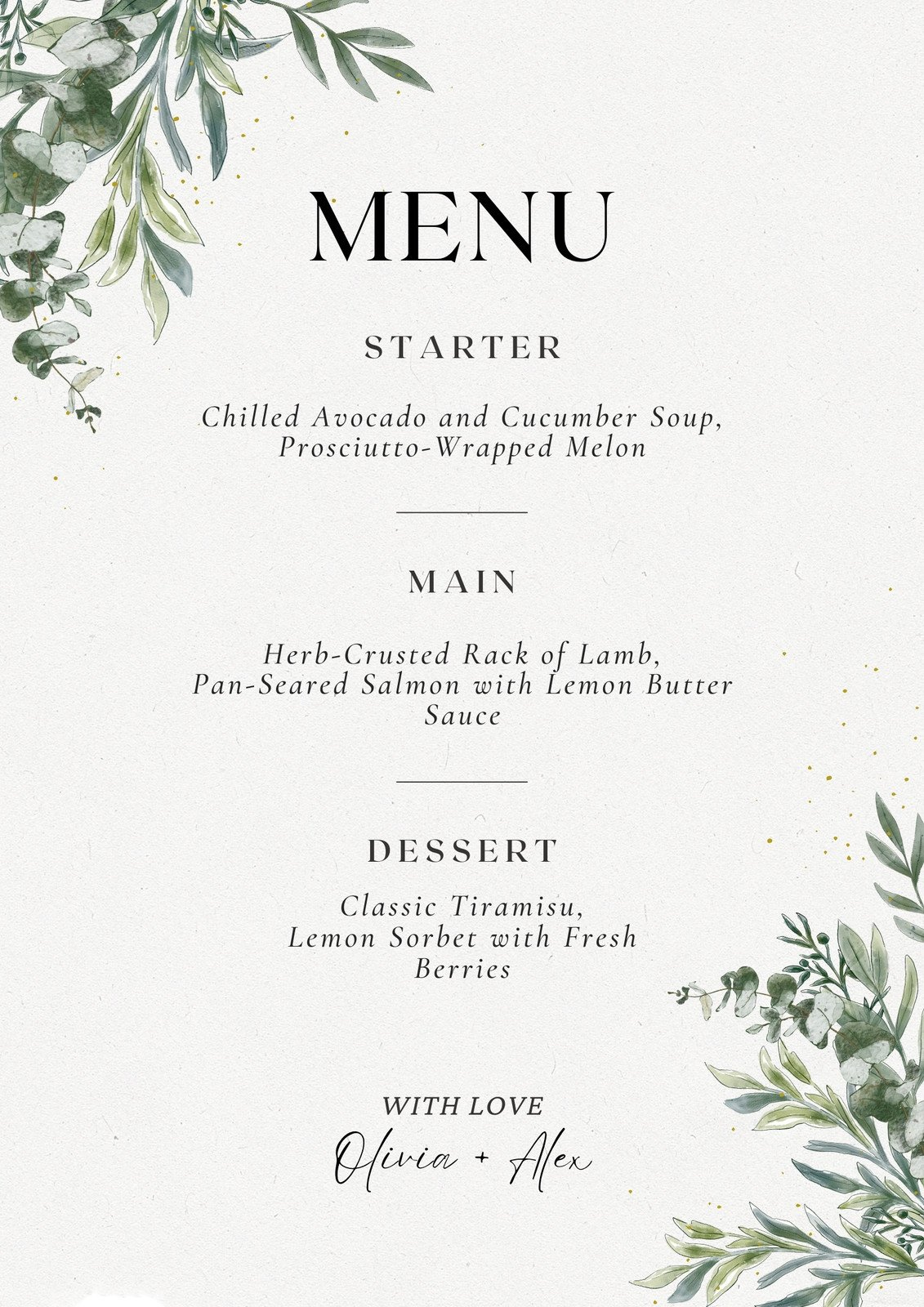 Free Printable And Customizable Dinner Party Menu Templates | Canva in Free Printable Menu Maker