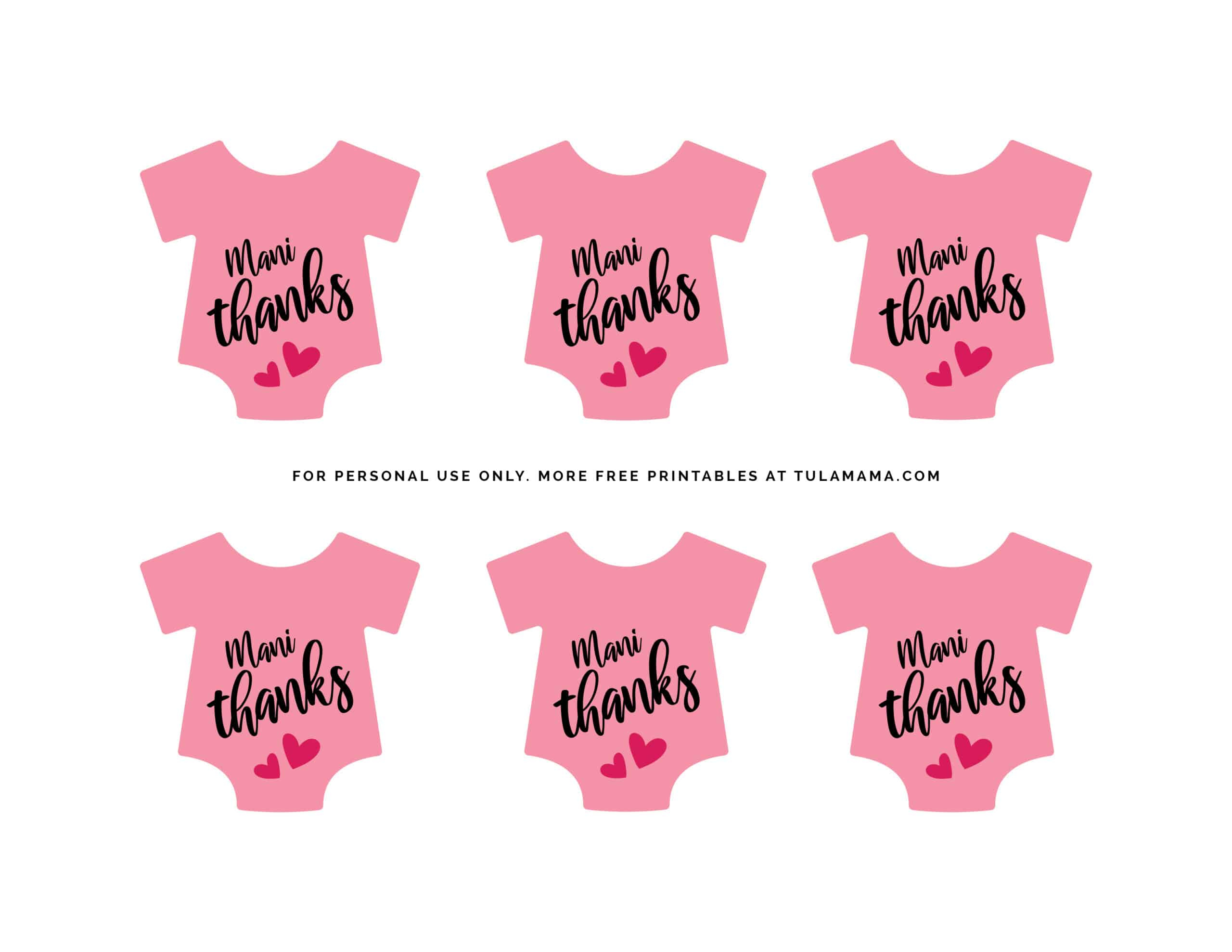 Free Printable Baby Onesie Template For Baby Shower Decorations with regard to Free Printable Onesies