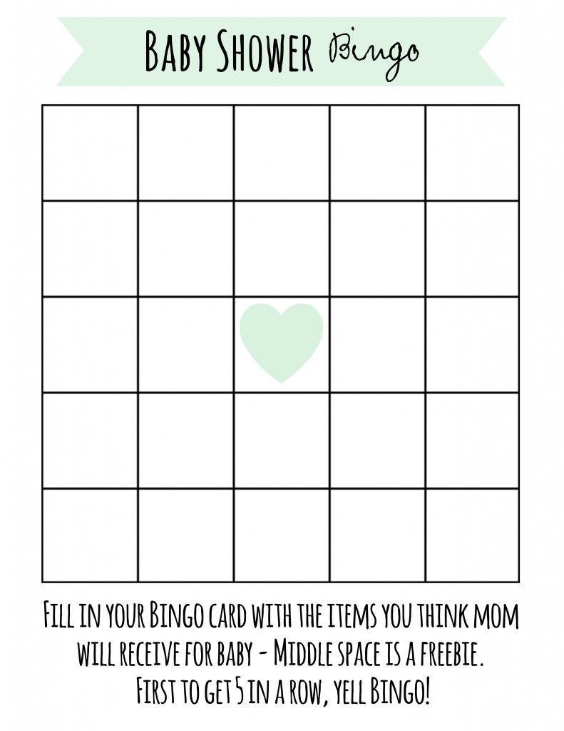 Free Printable Baby Shower Games - Download Instantly! | Baby for Printable Baby Shower Bingo Games Free