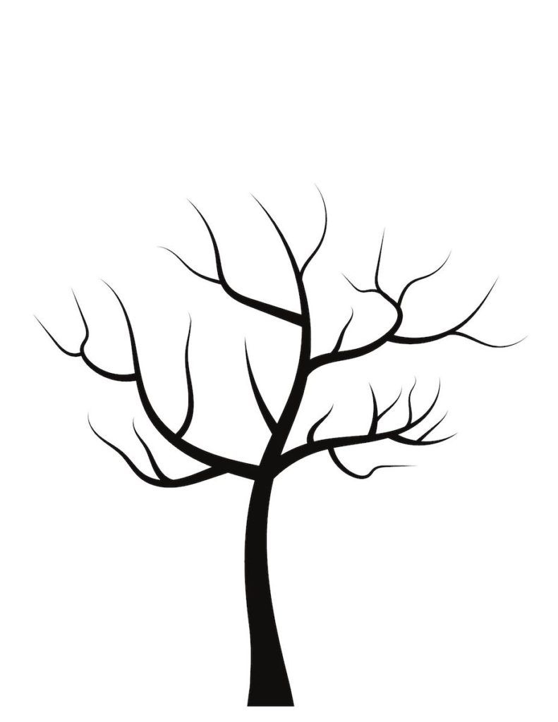 Free Printable Bare Tree Template For Kids Activities for Free Printable Tree Template