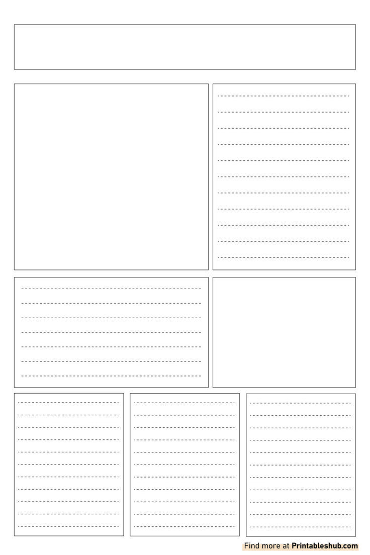 Free Printable Blank Newspaper Templates [Pdf Included] In 2024 in Free Printable Newspaper Templates For Students