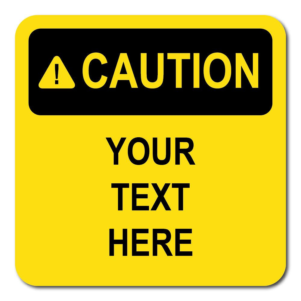 Free Printable Caution Sign Template for Free Printable Signs Templates