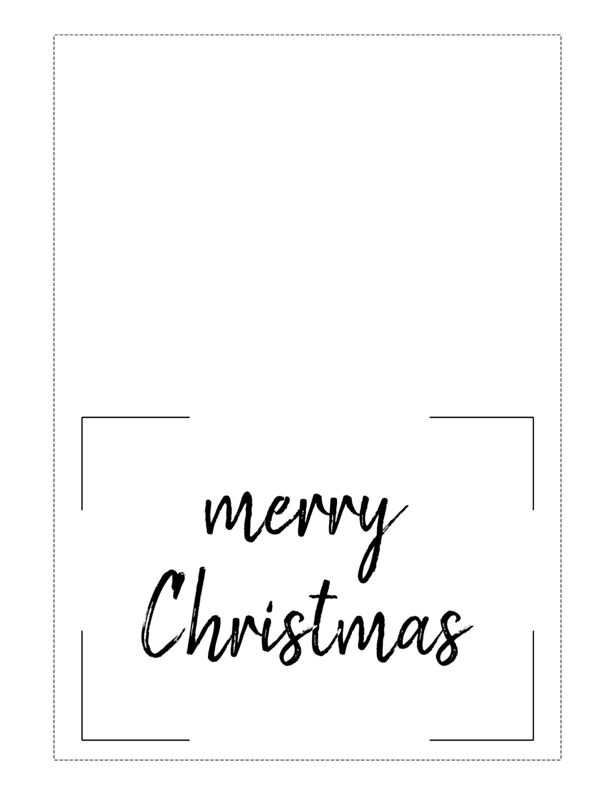 Free Printable Christmas Cards (Basic) - Paper Trail Design regarding Free Printable Xmas Cards