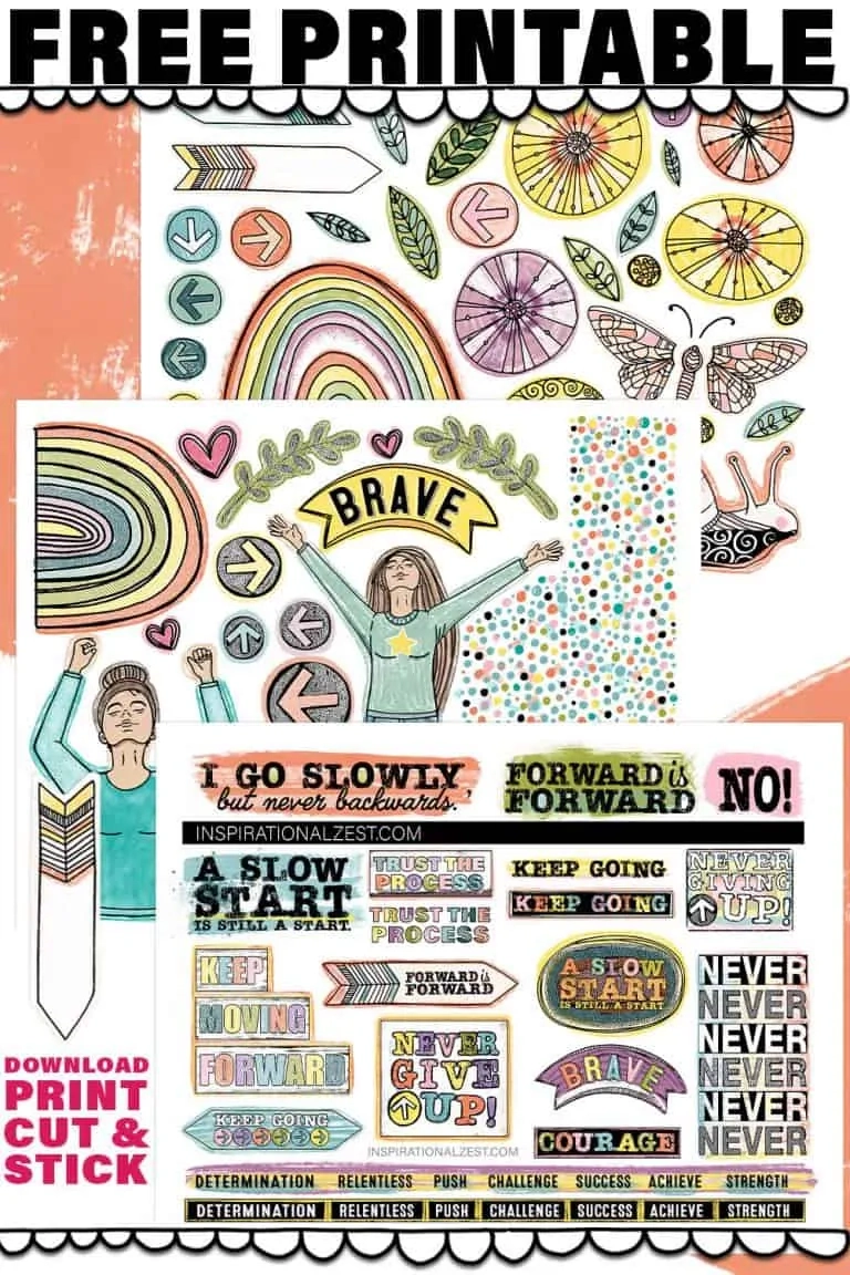 Free Printable Collage Sheets | Move Forward Color • Inspirational pertaining to Free Printable Picture Collage