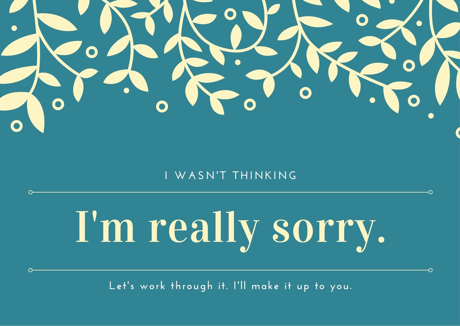 Free Printable, Customizable Apology Card Templates | Canva regarding Free Printable I Am Sorry Cards