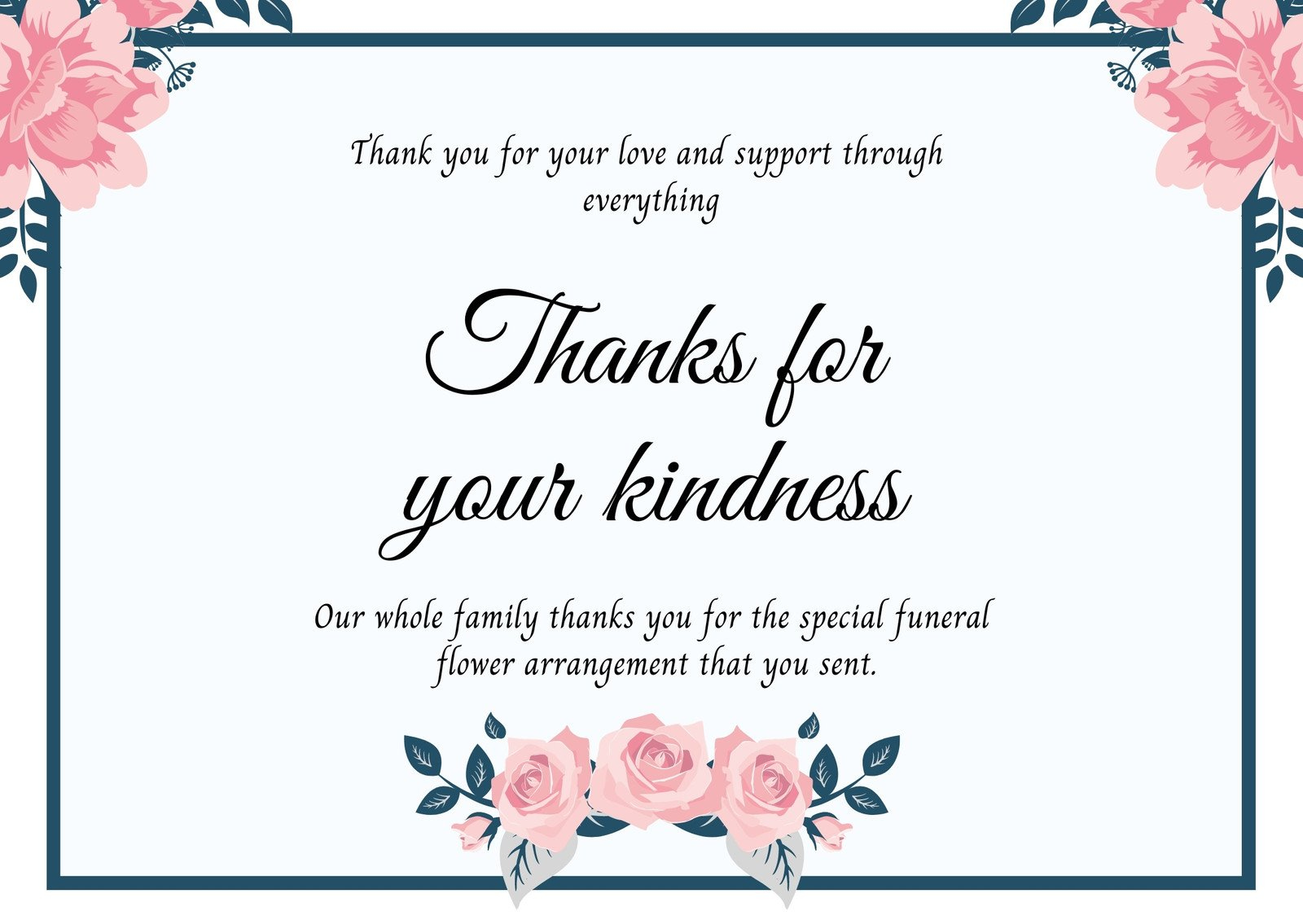 Free, Printable, Customizable Funeral Card Templates | Canva intended for Free Printable Memorial Card Template