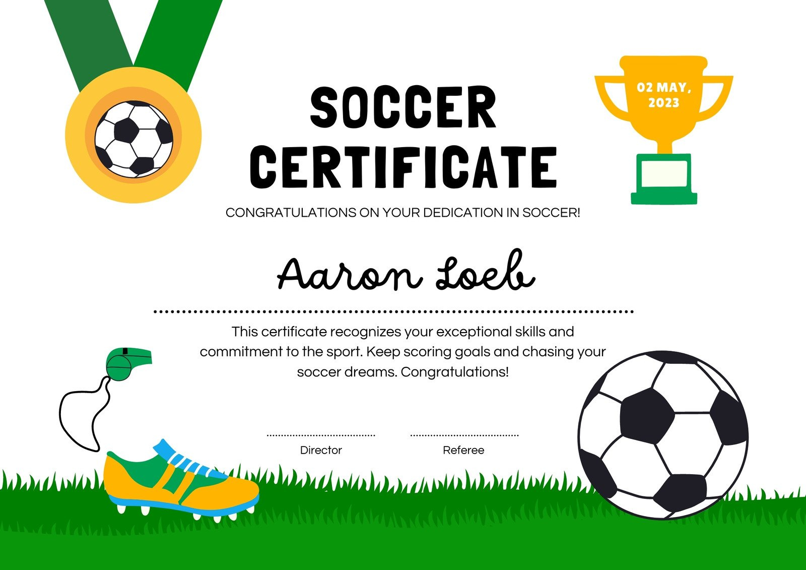 Free Printable, Customizable Sport Certificate Templates | Canva throughout Free Soccer Award Certificates Printable