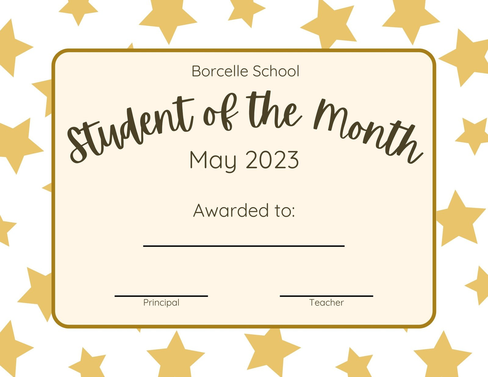 Free Printable, Customizable Student Certificate Templates | Canva intended for Free Printable Student Award Certificate Template