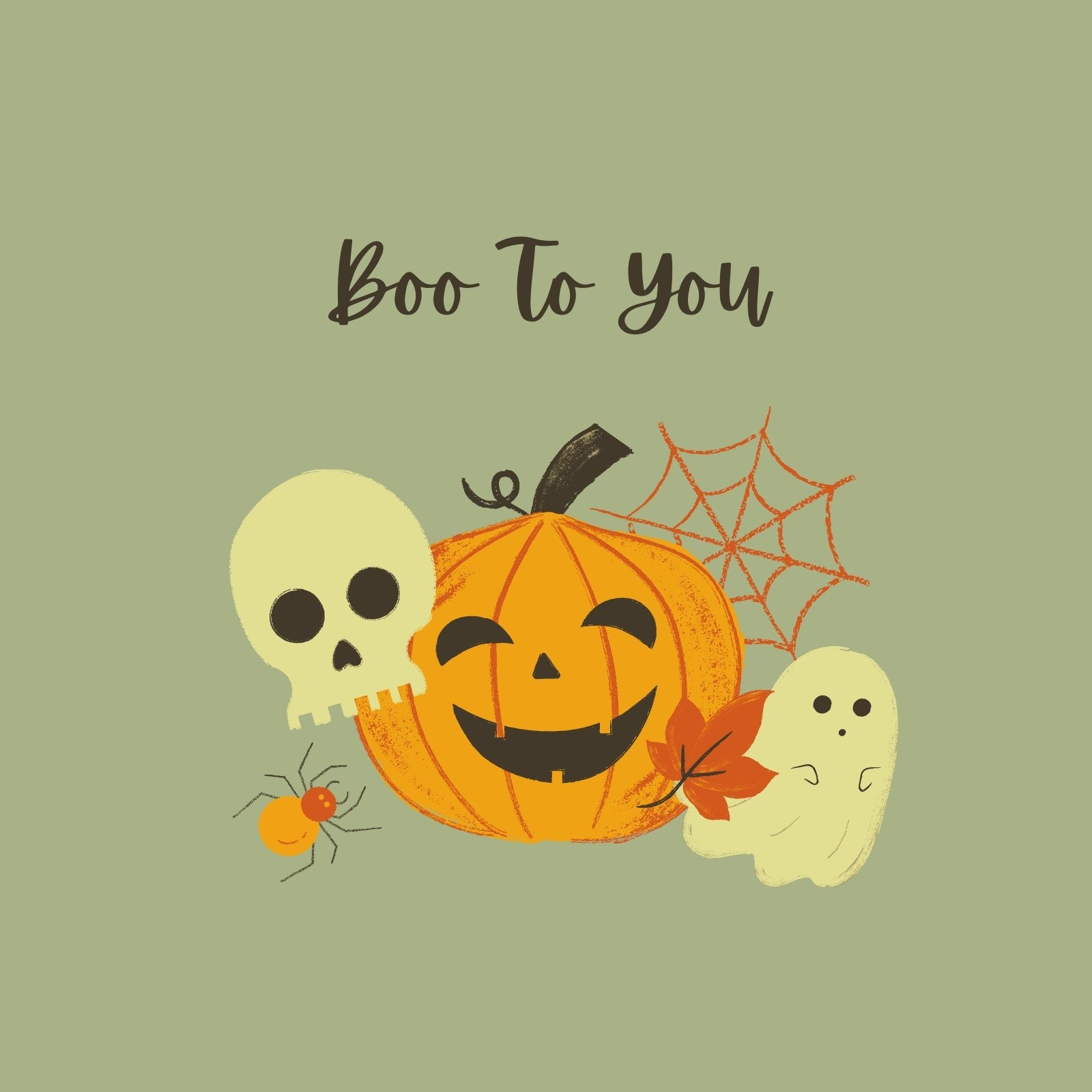 Free Printable Editable Halloween Card Templates | Canva within Free Printable Halloween Cards