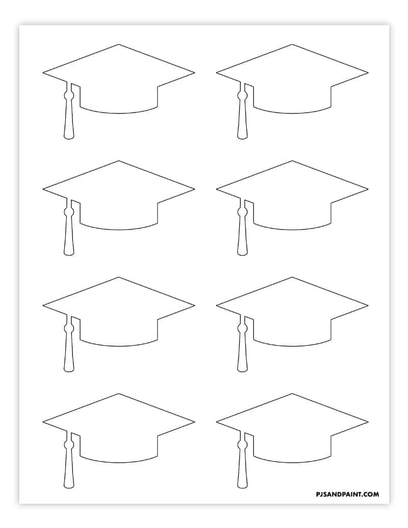 Free Printable Graduation Cap Template in Graduation Cap Template Free Printable