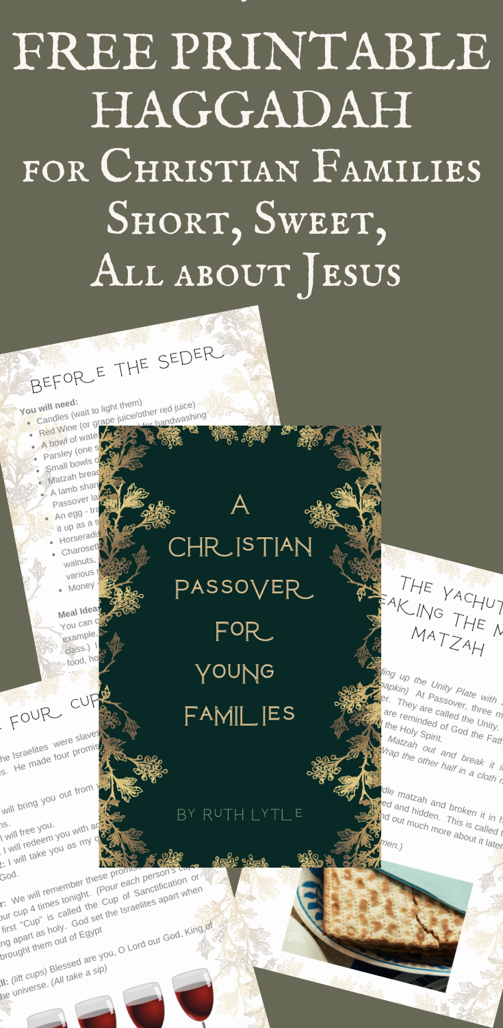 Free Printable Haggadah For A Christian Seder | Seder, Passover with Free Printable Messianic Haggadah