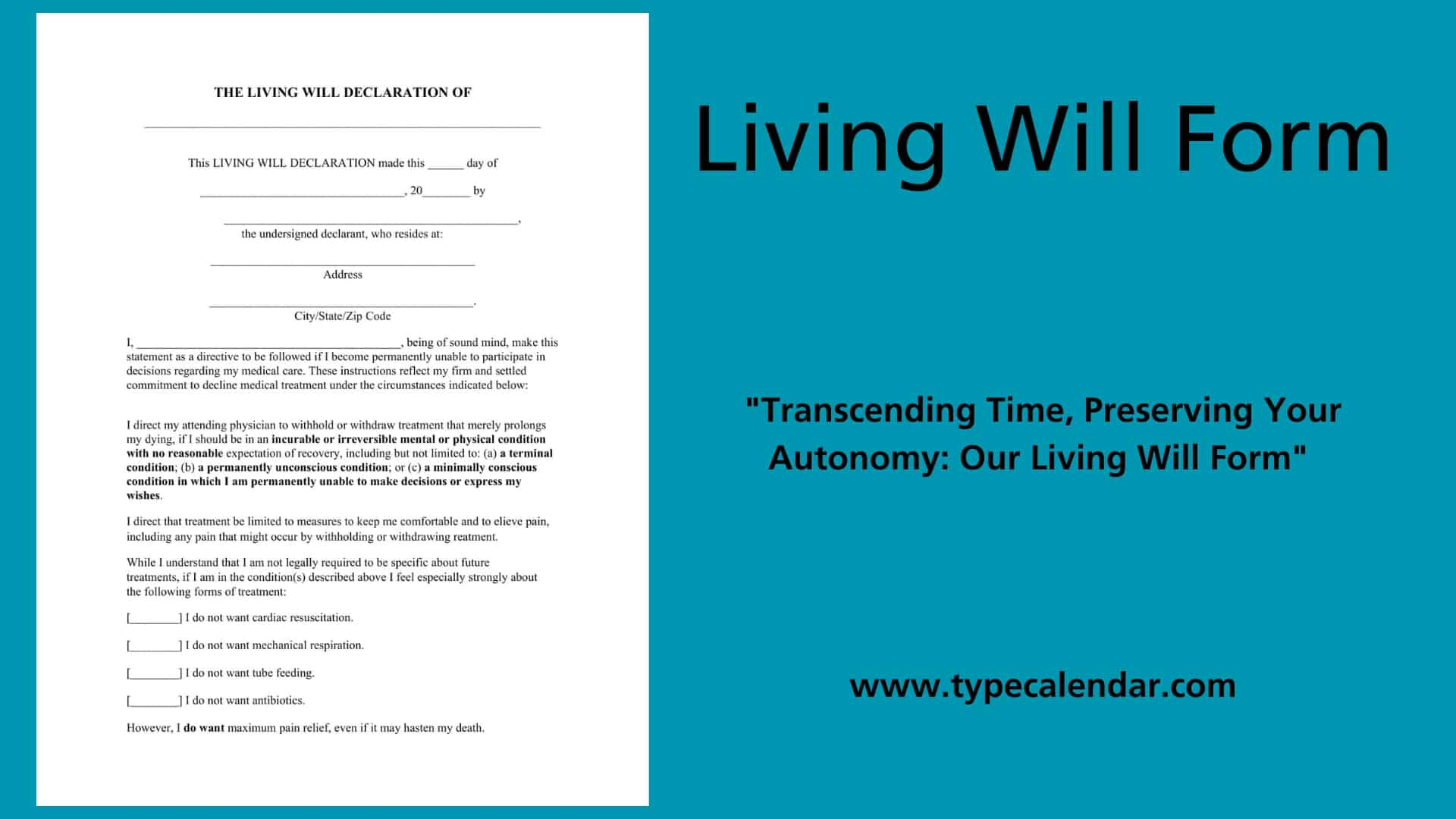 Free Printable Living Will Form Templates [Pdf, Word] Health Care inside Living Will Forms Free Printable