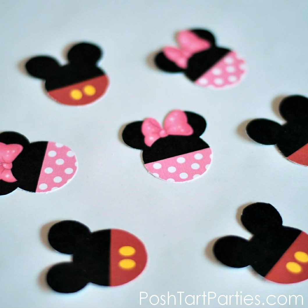 Free Printable Mickey &amp;amp; Minnie Mouse Cupcake Wrappers And Toppers for Free Printable Minnie Mouse Cupcake Wrappers