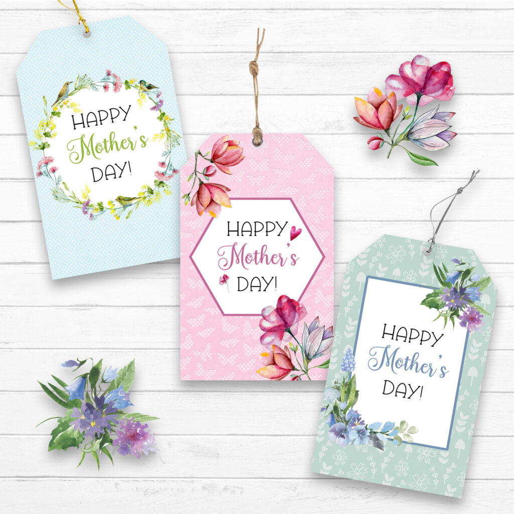 Free Printable Mother&amp;#039;S Day Tags for Free Printable Mothers Day Gifts