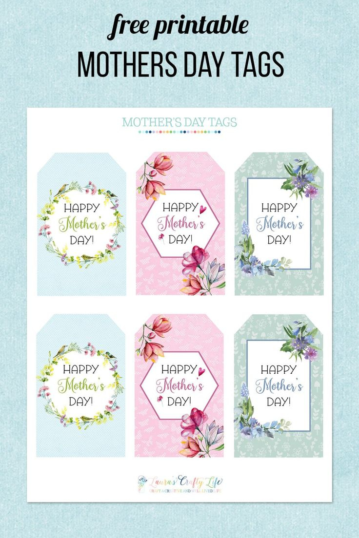 Free Printable Mother&amp;#039;S Day Tags In 2024 | Free Printable Gift regarding Free Printable Mothers Day Gifts