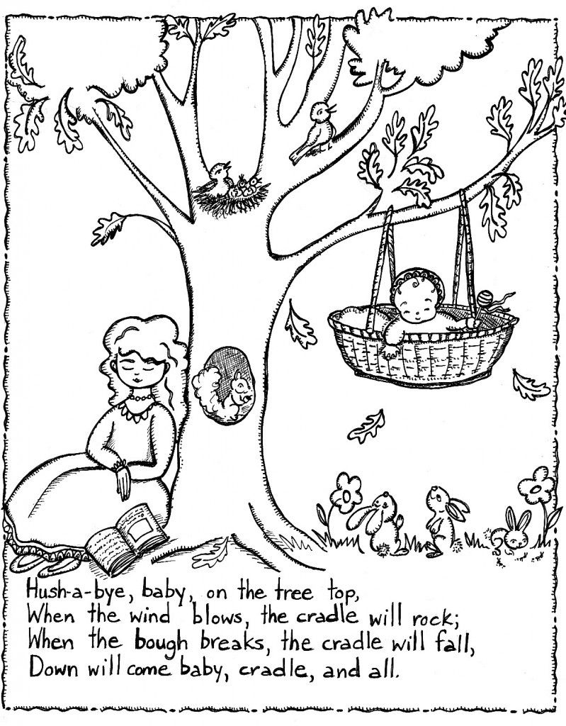 Free Printable Nursery Rhymes Coloring Pages For Kids | Nursery pertaining to Free Printable Nursery Rhyme Coloring Pages