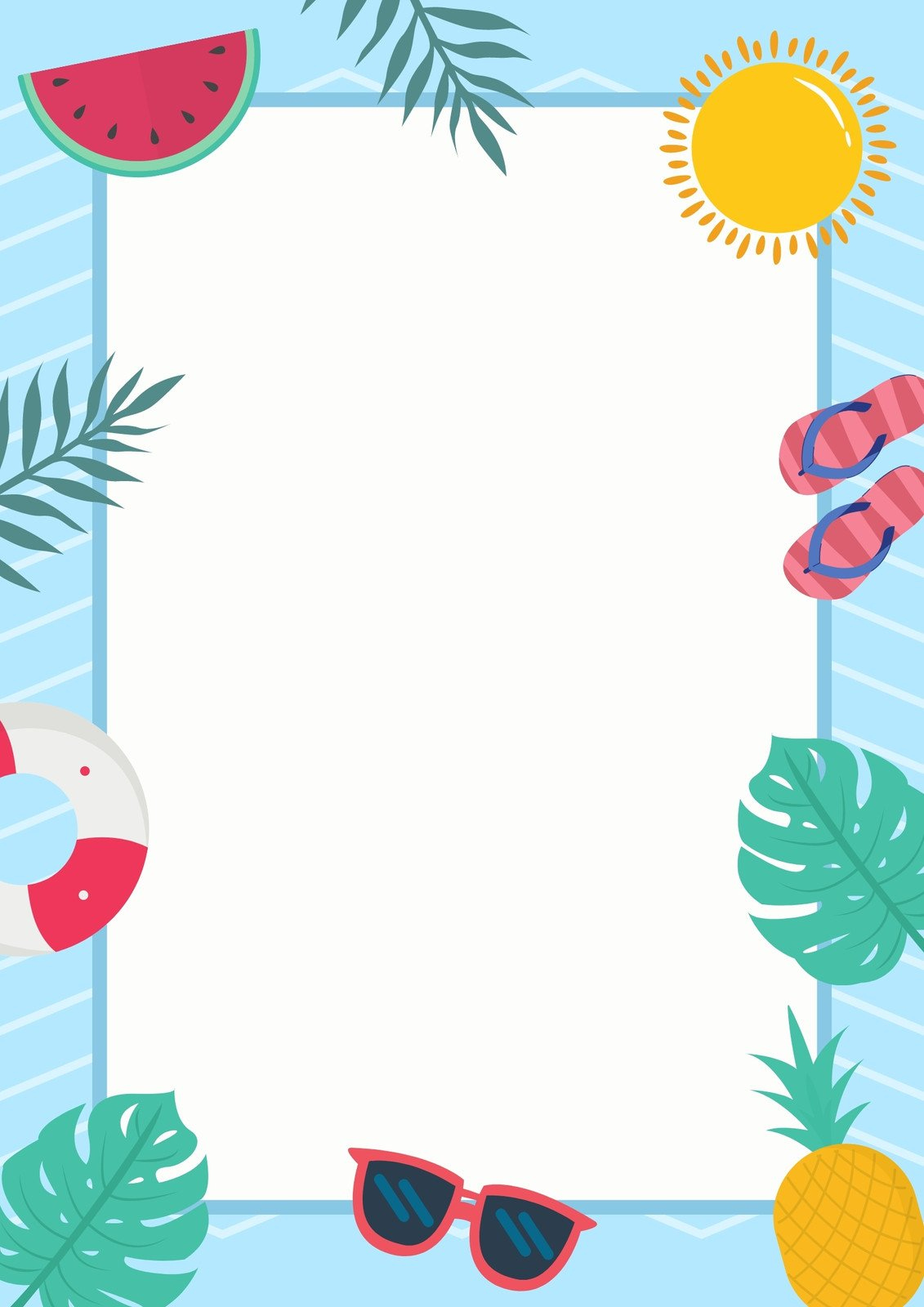 Free Printable Page Border Templates You Can Customize | Canva within Free Printable Summer Borders