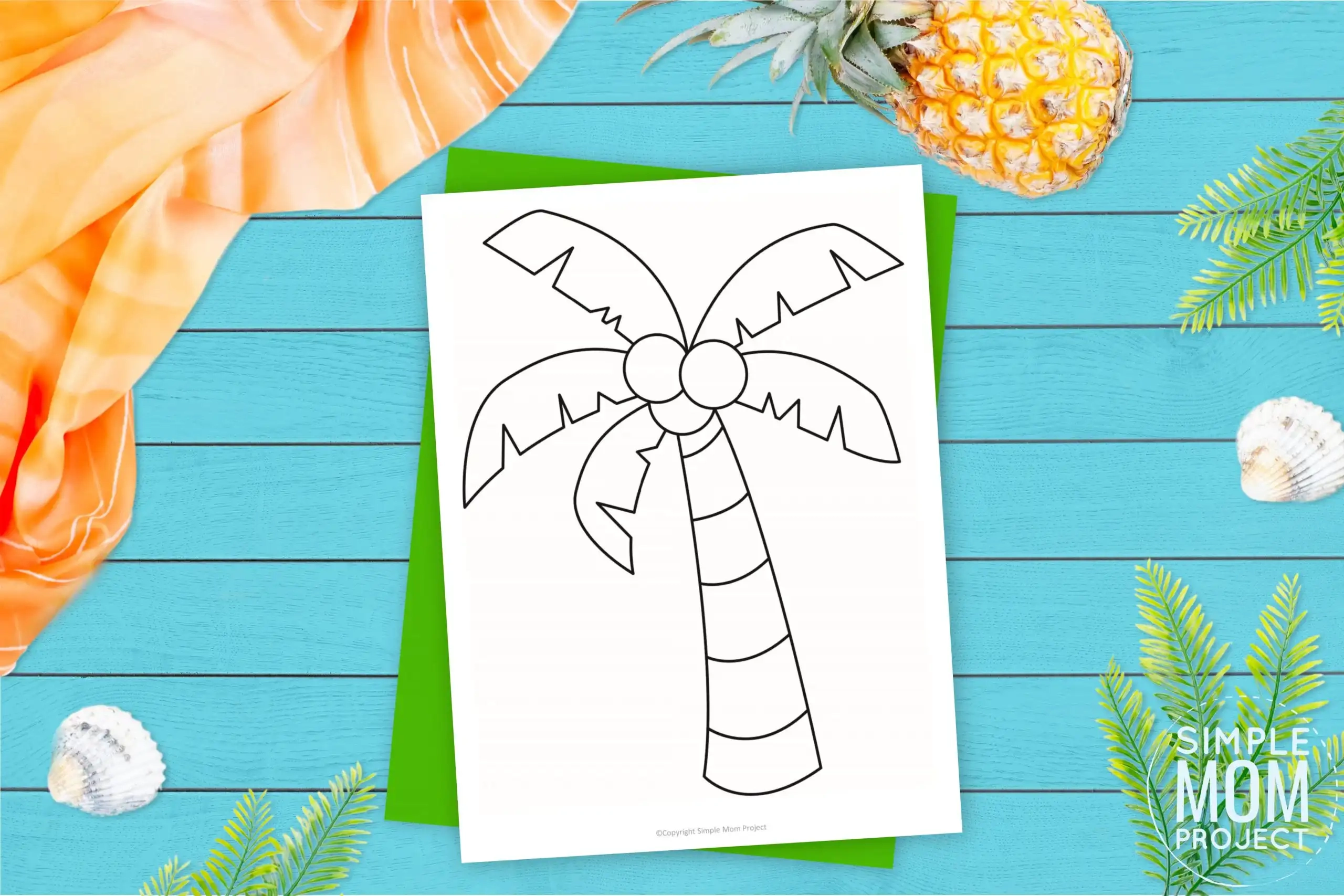 Free Printable Palm Tree Template – Simple Mom Project pertaining to Free Printable Palm Tree Template