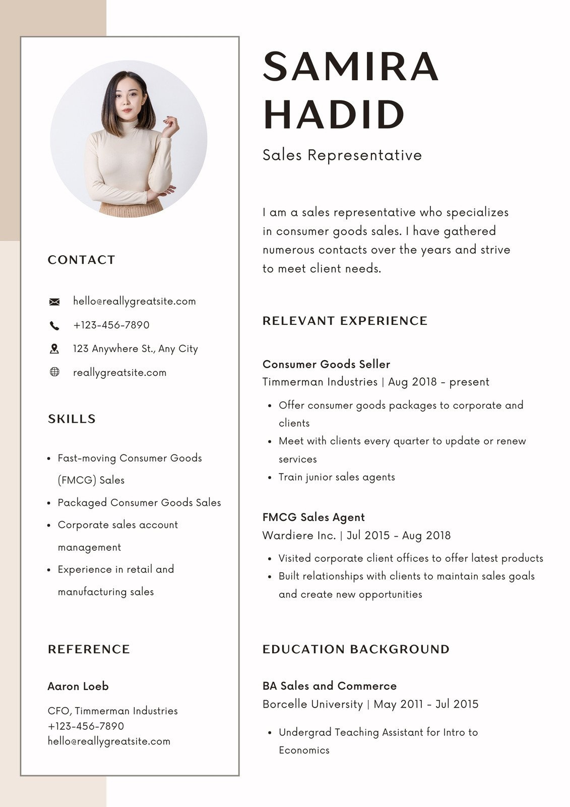 Free Printable Resume Templates You Can Customize | Canva intended for Free Printable Resume Templates