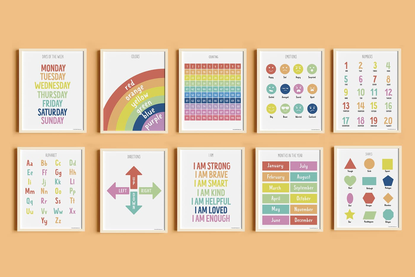 Free Printable Set Of 10 Educational Posters - Favorite Printables throughout Free Printable Posters for Teachers