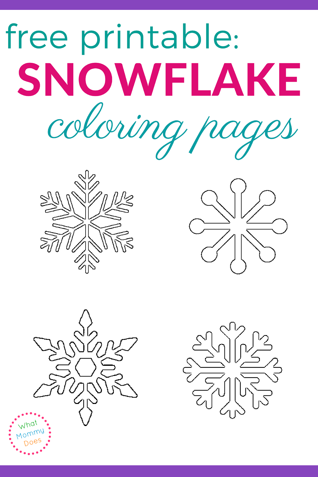 Free Printable Snowflake Coloring Pages throughout Free Snowflake Printable Coloring Pages