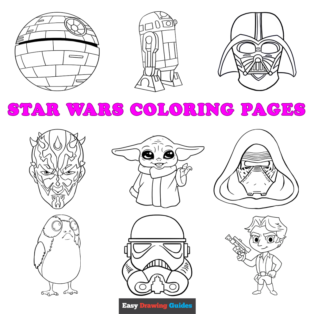 Free Printable Star Wars Coloring Pages For Kids regarding Free Printable Star Wars Coloring Pages