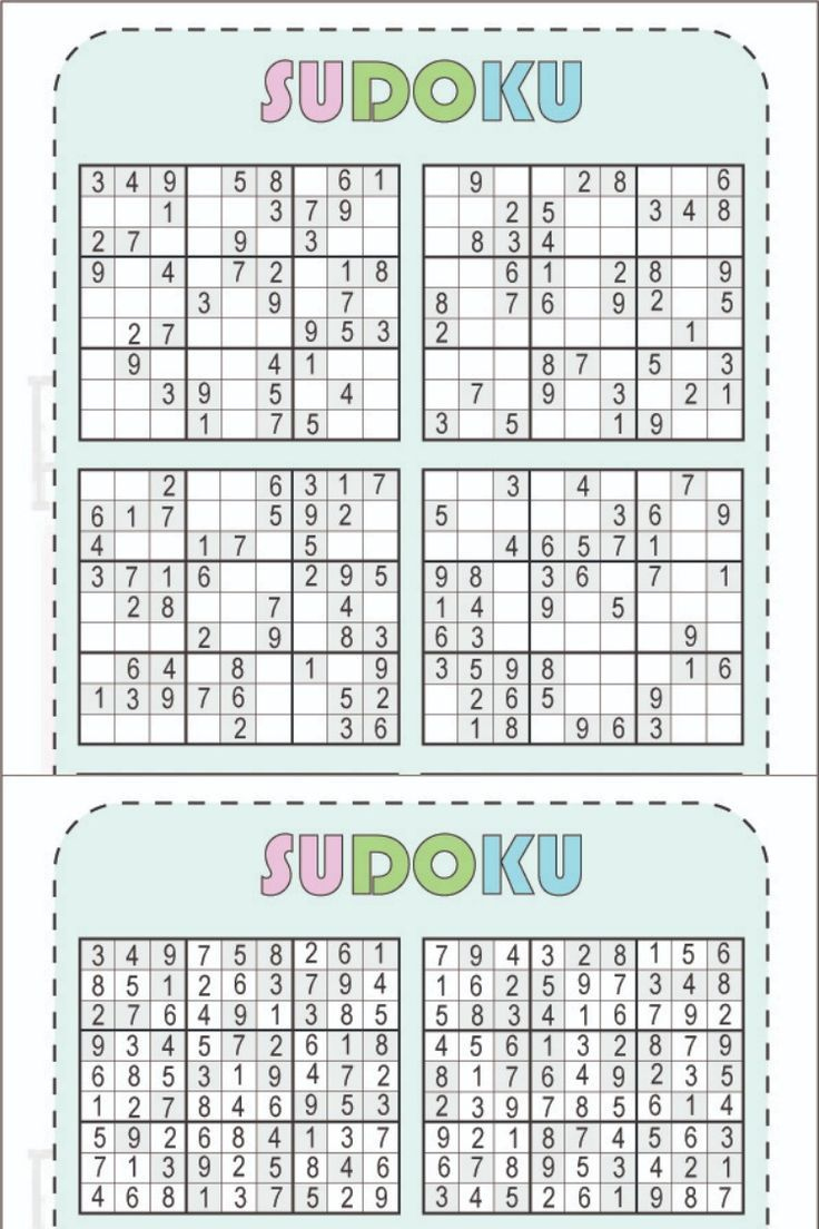 Free Printable Sudoku 6 Per Page [Pdf Includeed] With Solution with regard to Free Printable Sudoku With Answers