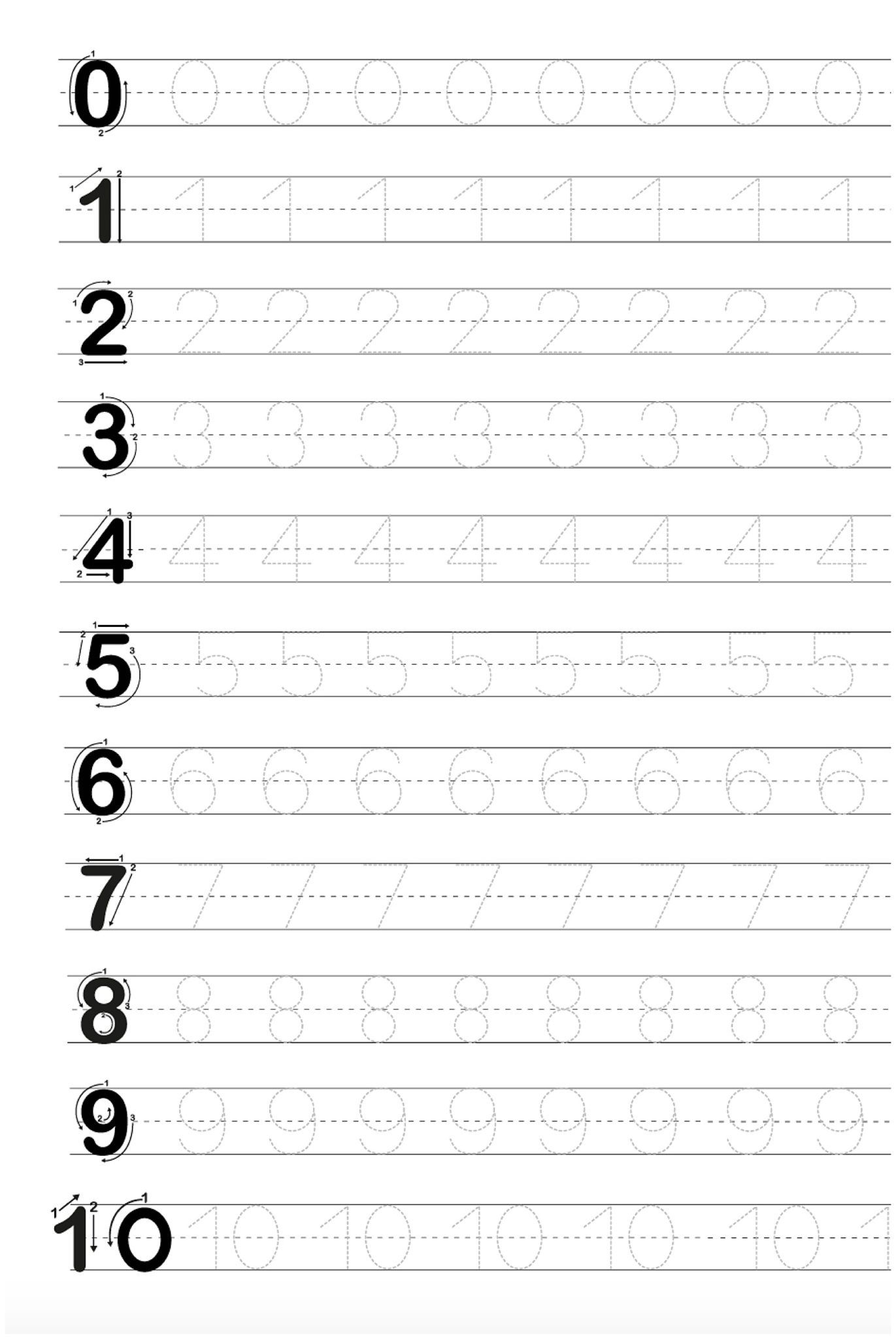 Free Printable Tracing Worksheets For Letters &amp;amp; Numbers pertaining to Free Printable Tracing Letters and Numbers Worksheets