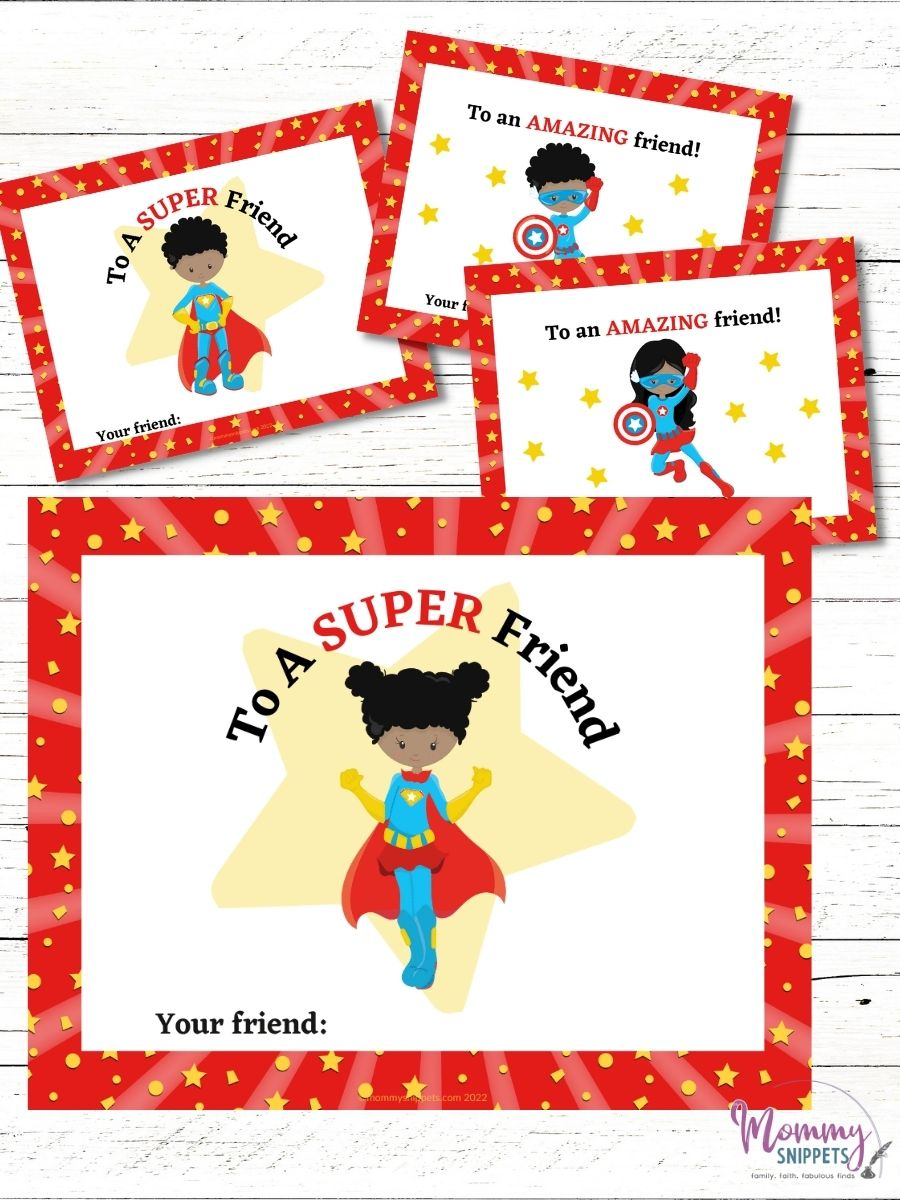 Free Printable Valentine&amp;#039;S Cards For Kids: 8 Superhero Valentines! - intended for Free Printable Superman Valentine Cards