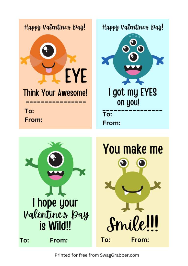 Free Printable Valentine&amp;#039;S Day Cards For School in Free Printable School Valentines Cards