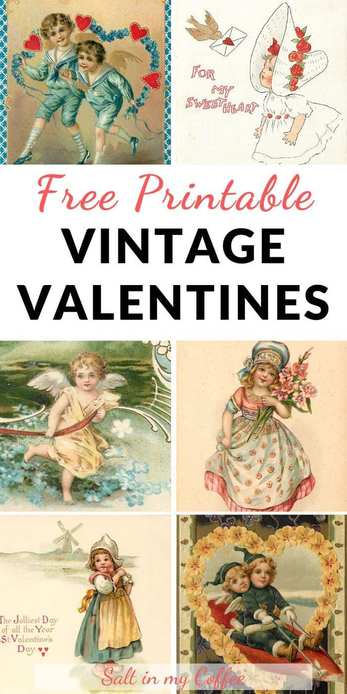 Free Printable Vintage Valentines - Salt In My Coffee with regard to Free Printable Vintage Valentine Pictures