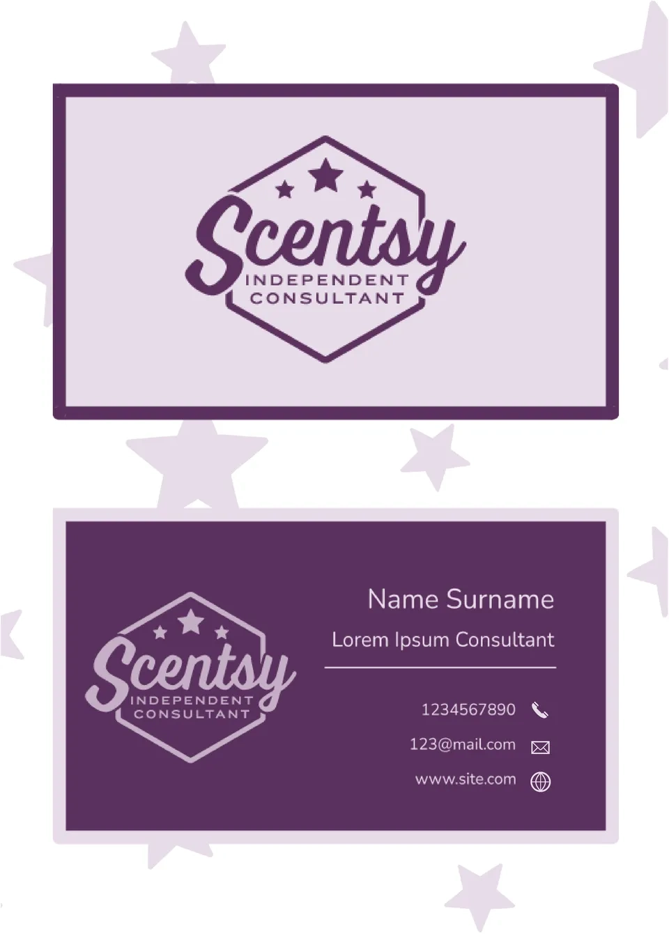 Free Scentsy Business Card Template For Google Docs pertaining to Free Printable Scentsy Business Cards