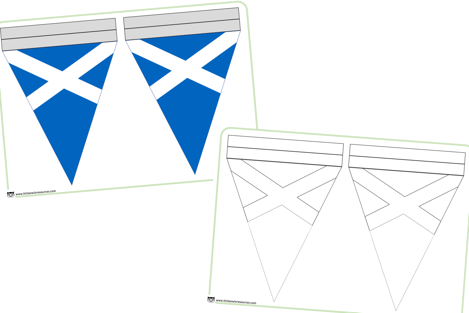 Free Scottish Flag Bunting Printable Early Years/Ey (Eyfs regarding Free Printable Scottish Flag