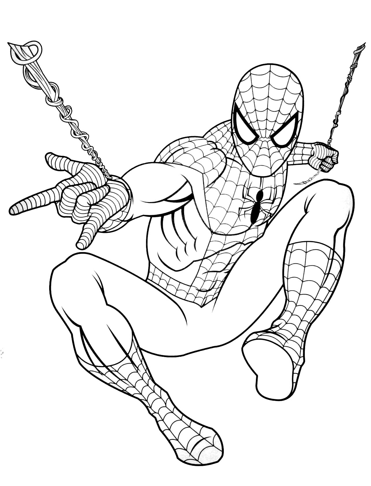 Free Spiderman Drawing To Print And Color - Spider-Man Kids within Free Printable Spiderman Coloring Pages