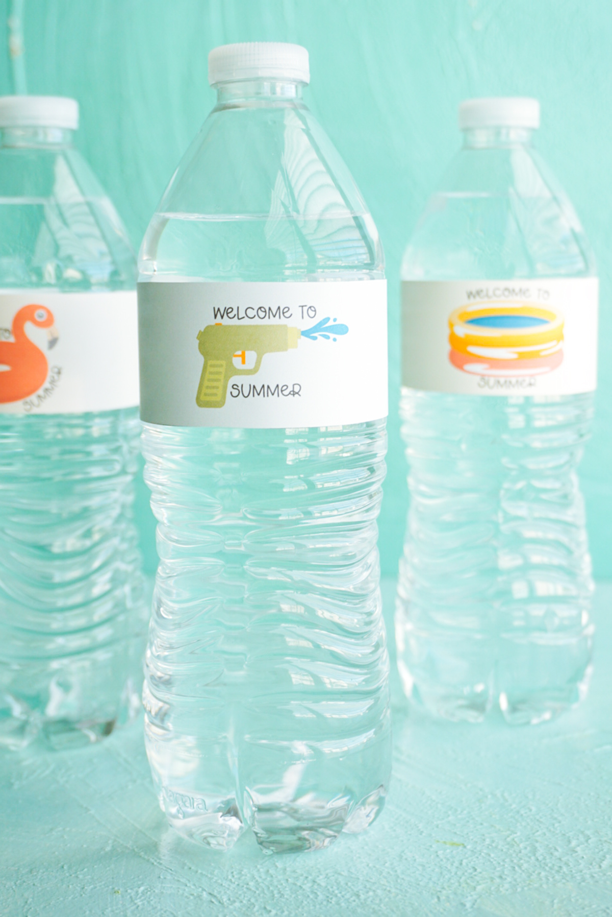 Free Summer Printables - Welcome To Summer Labels - Seelindsay pertaining to Free Printable Water Bottle Labels