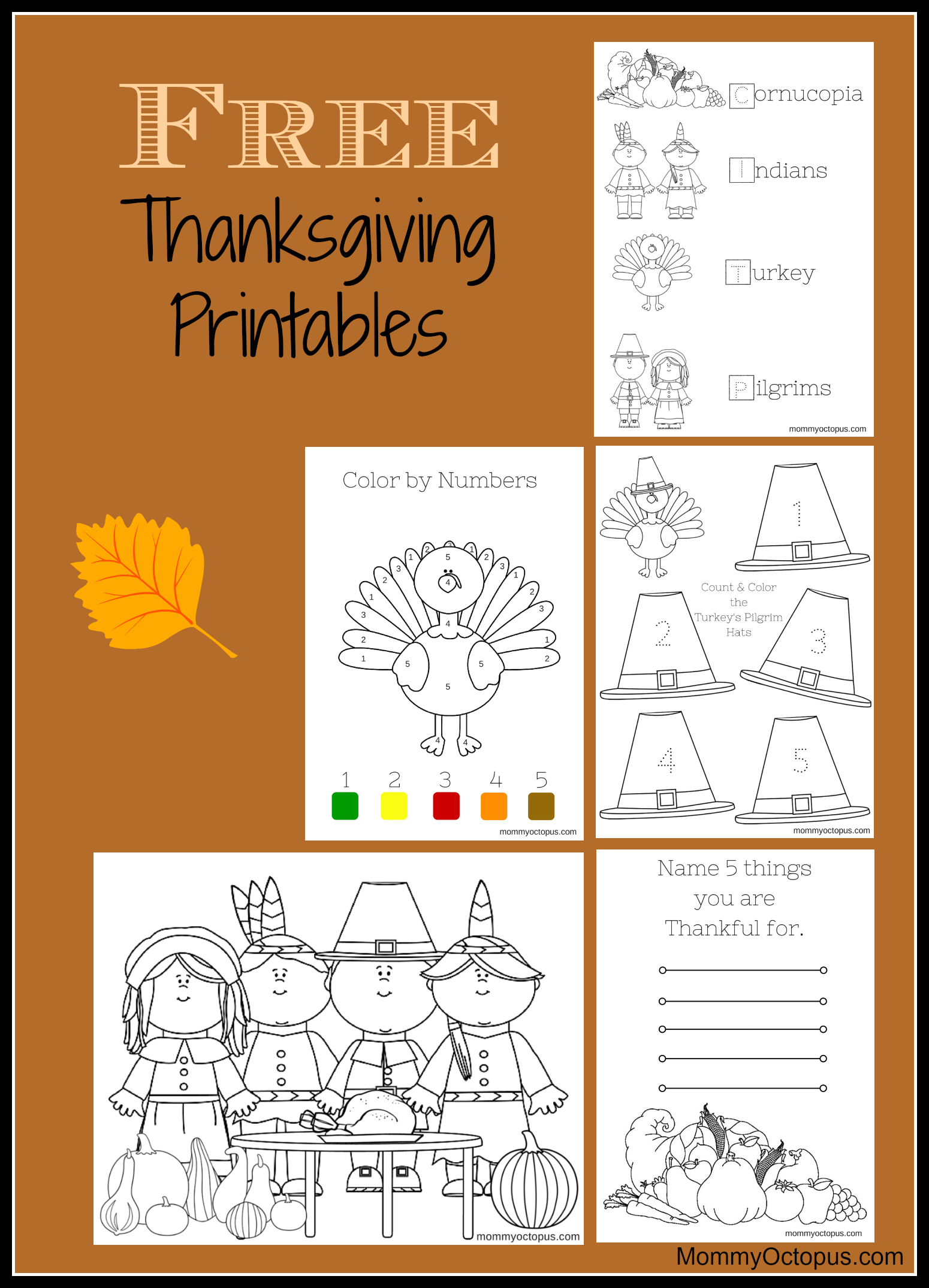 Free Thanksgiving Printable Activity Sheets! intended for Free Printable Thanksgiving Activities For Preschoolers