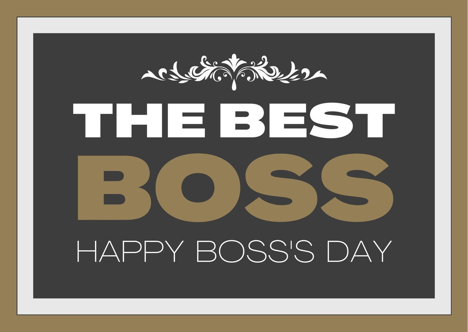 Free To Customize And Print Boss Day Card Templates | Canva within Happy Boss Day Cards Free Printable