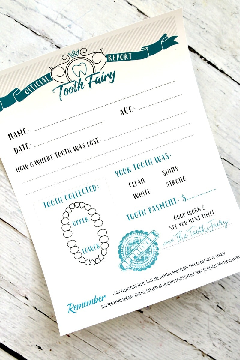 Free) Tooth Fairy Certificate - Printable! - Momdot intended for Free Tooth Fairy Printables