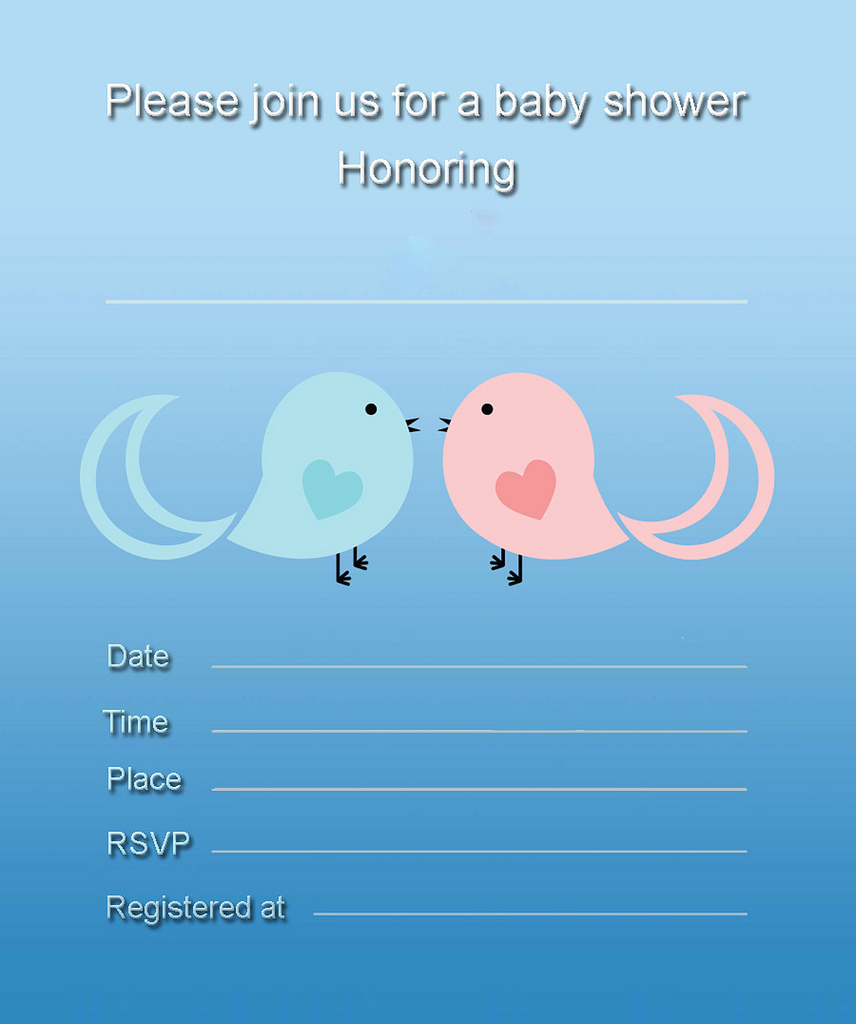 Free Twin Baby Shower Invitations - My Practical Baby Shower Guide with regard to Free Printable Twin Baby Shower Invitations