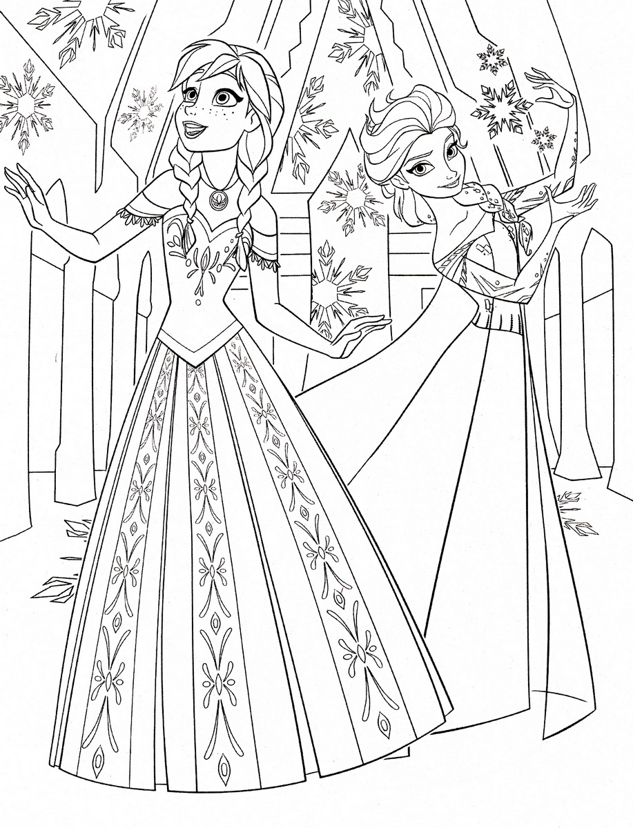 Frozen To Print For Free - Frozen Kids Coloring Pages inside Free Printable Frozen Coloring Pages