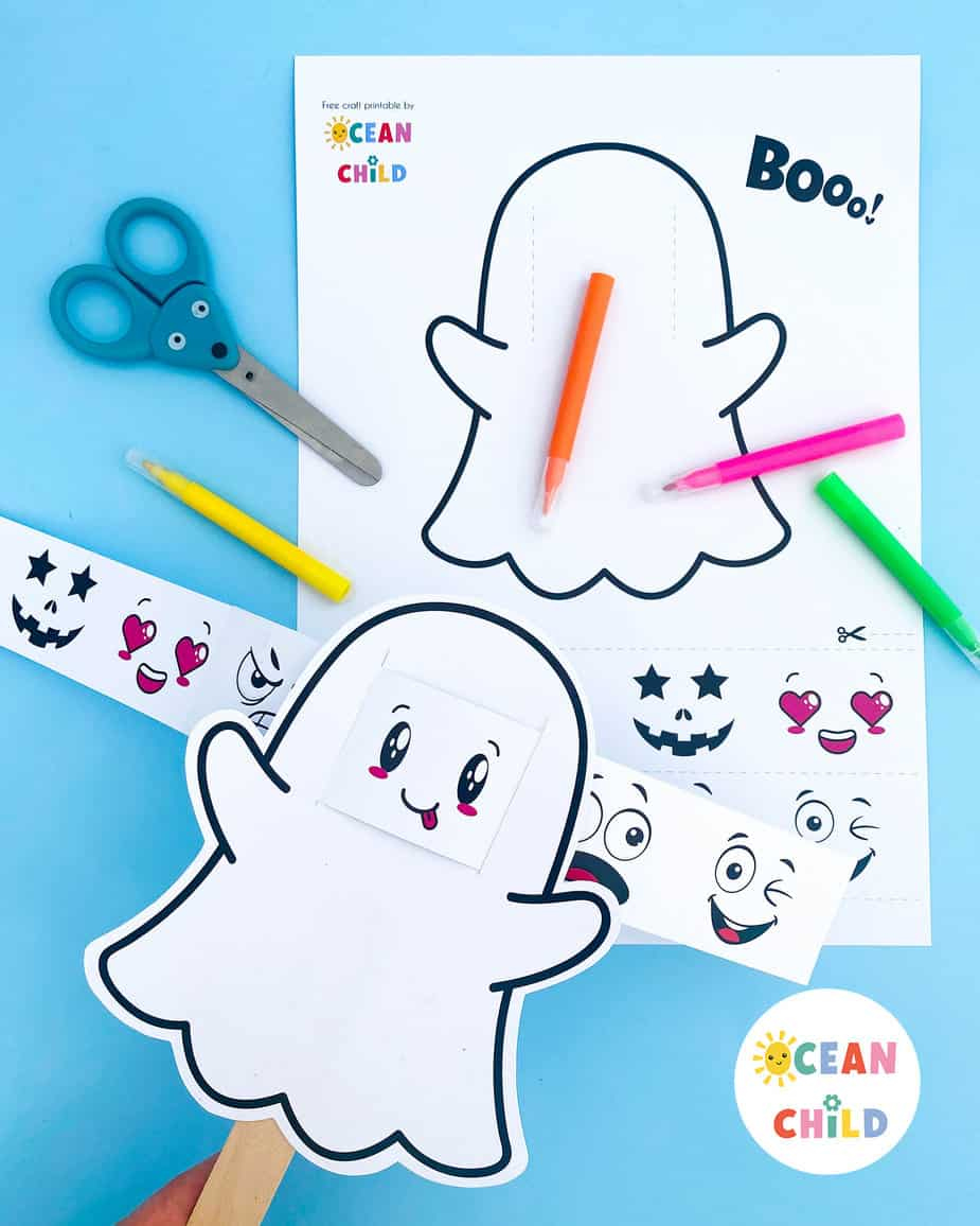 Fun Halloween Craft That Will Make You Giggle, Free Printable with Halloween Crafts For Kids Free Printable