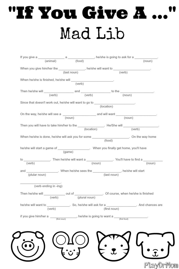 Funny Mad Libs For Kids throughout Mad Libs Online Printable Free