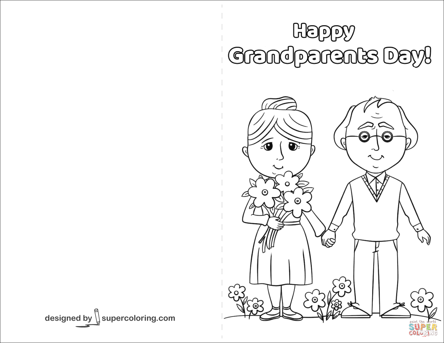 Grandparents Day Card Printable for Grandparents Day Cards Printable Free