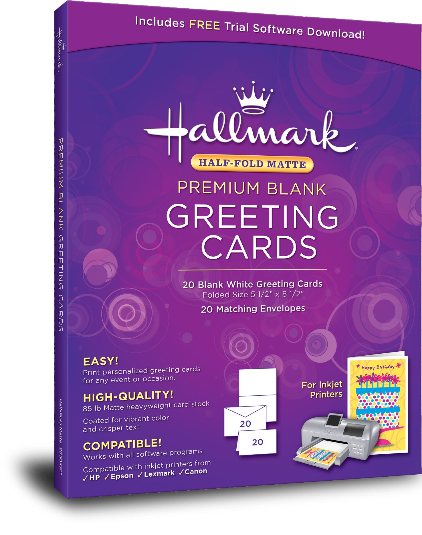 Hallmark Premium Blank Greeting Cards | Greeting Card Software throughout Free Printable Greeting Cards Hallmark