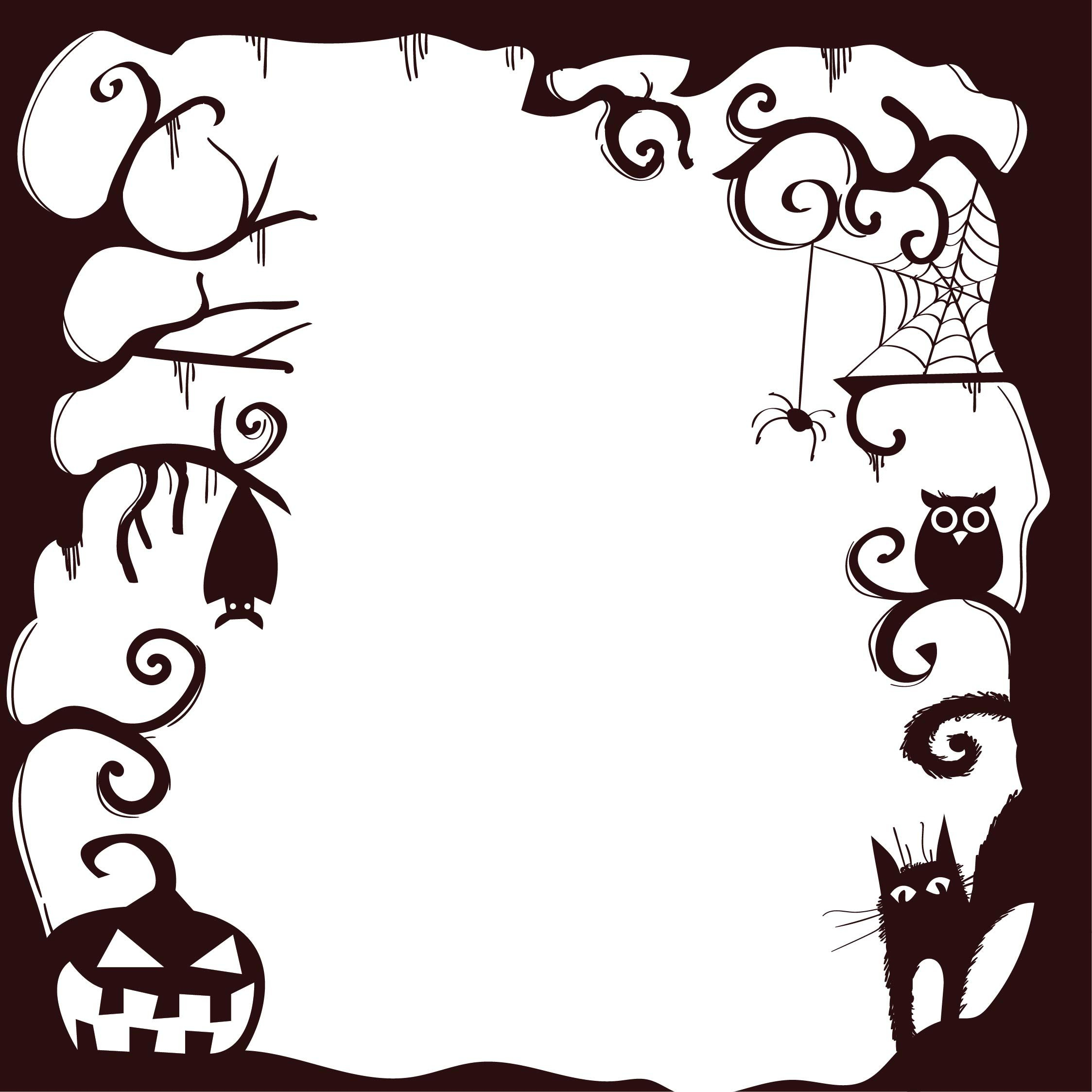 Halloween Border Clip Art | Halloween Borders, Halloween Frames within Free Printable Halloween Clipart Border