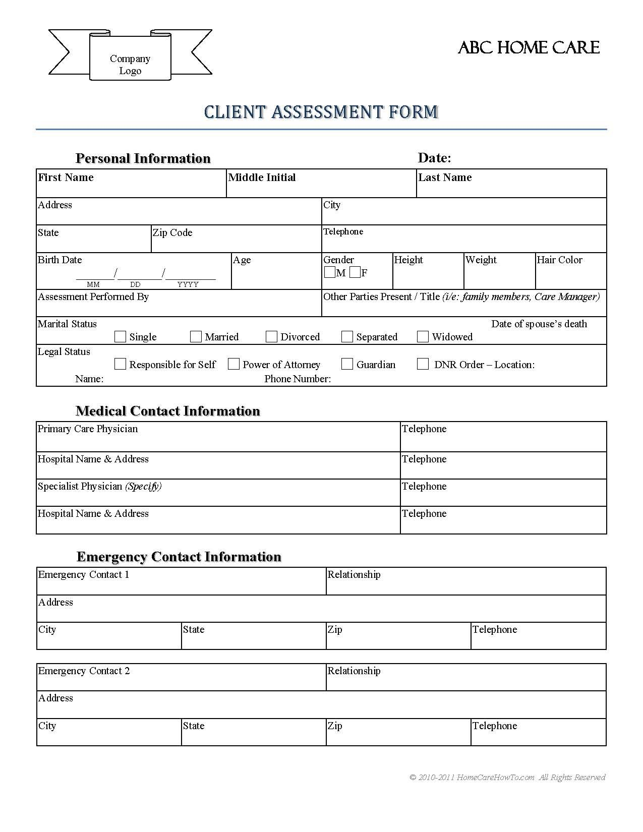 Home Care Forms And Tools within Free Printable Inservices for Home Health Aides