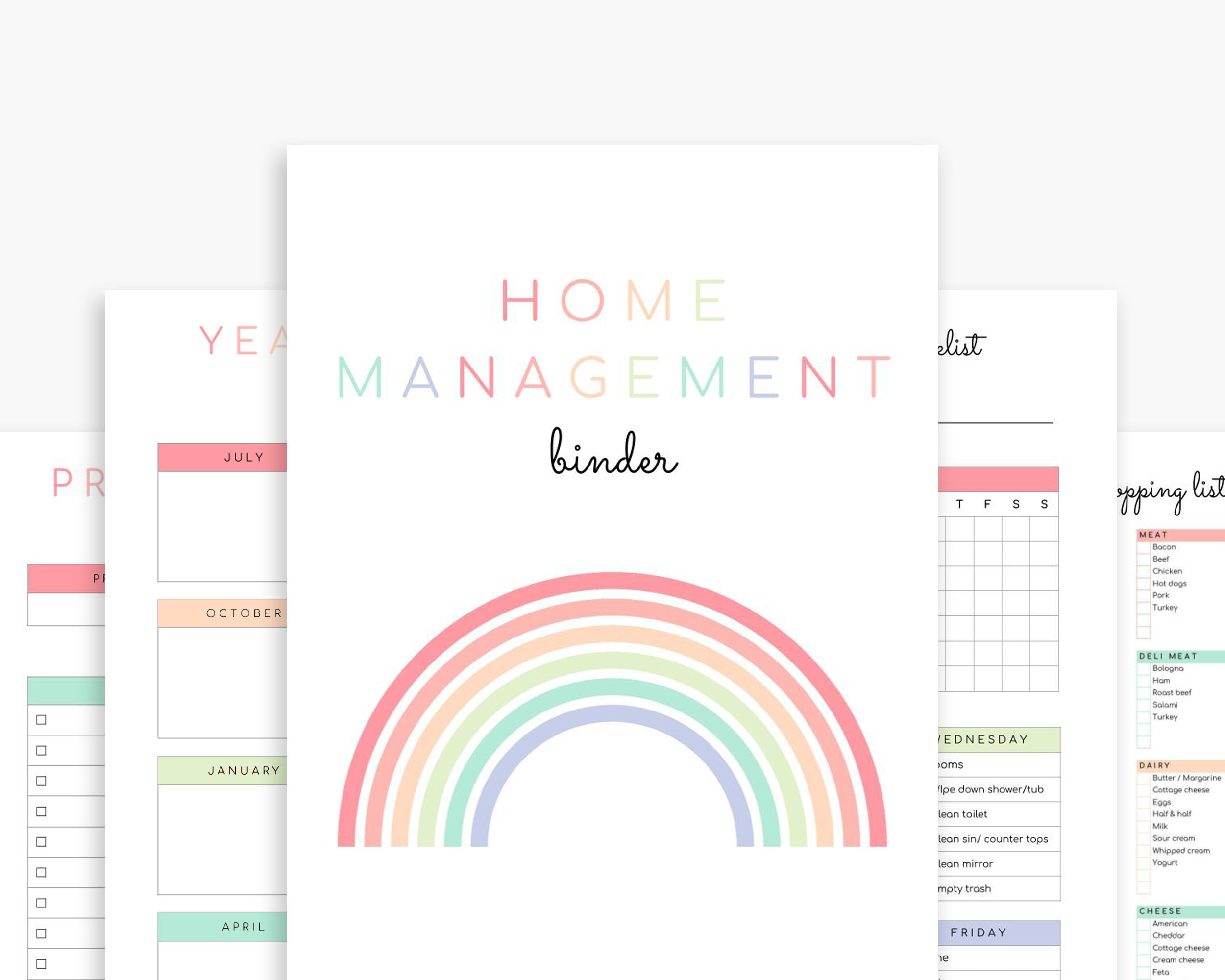 Home Management Binder Printable Household Planner - Etsy pertaining to Home Management Binder Free Printables 2025